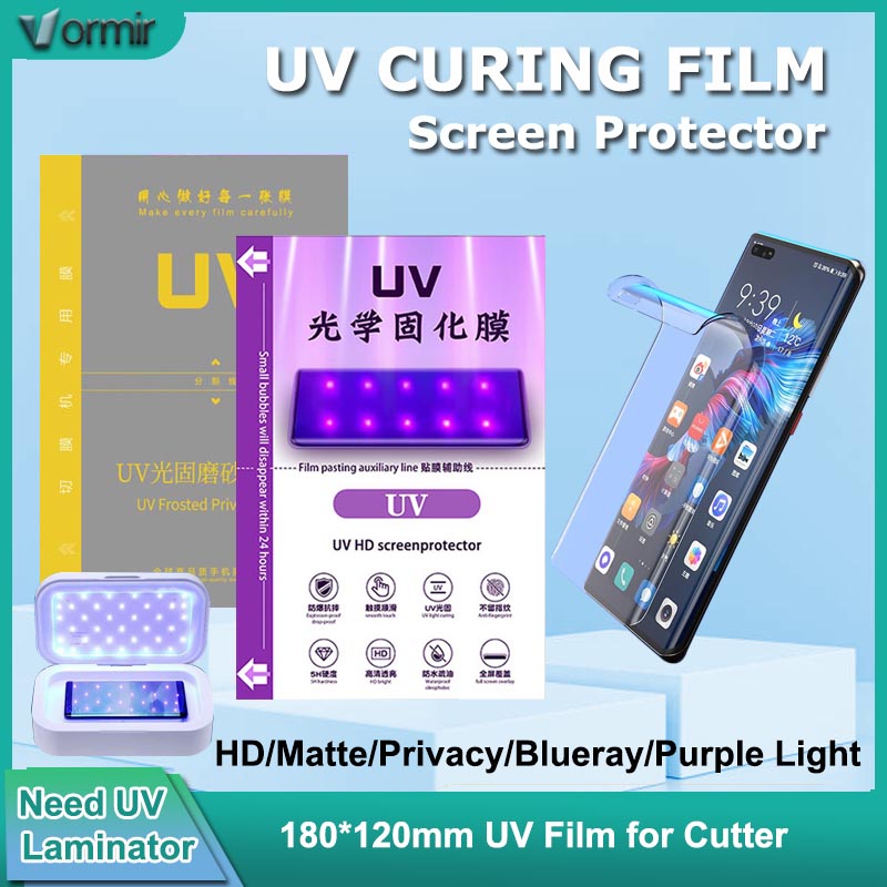 Screen Protector Cutter - VORMIR UV Cam Cep Telefonu Ekran