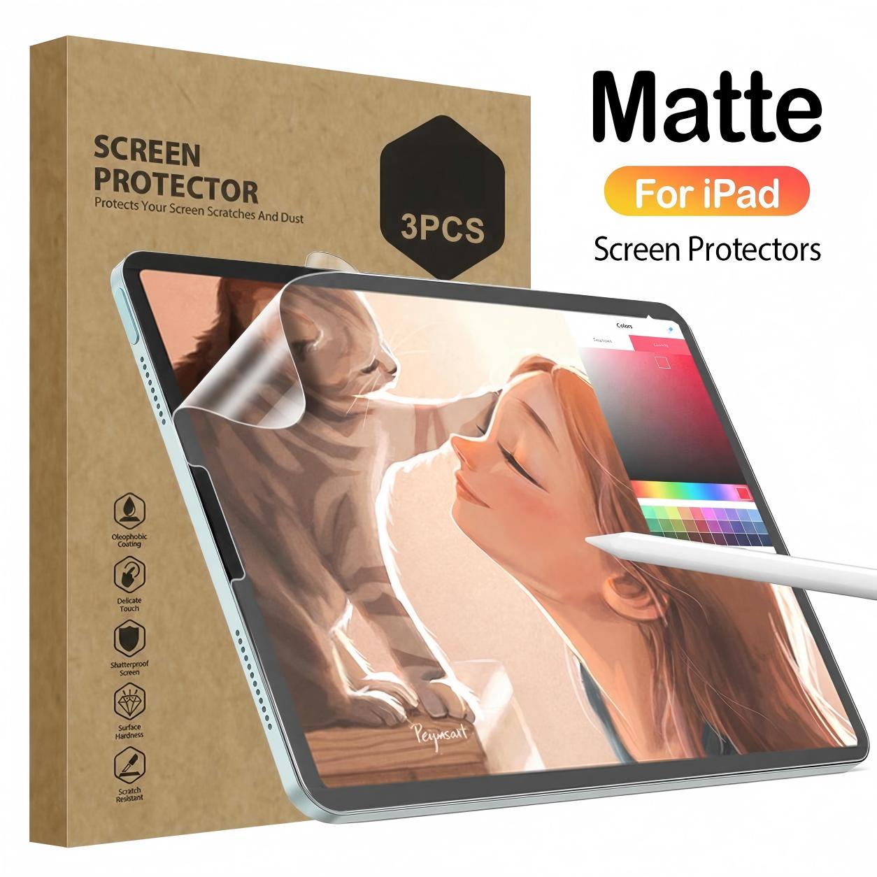Matte Anti Glare Screen - 3 Adet Kağıt Gibi Mat Ekran