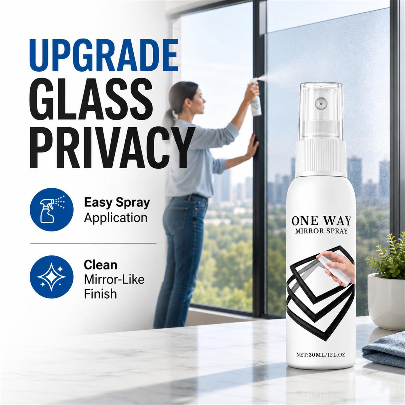 Privacy Screen Protector - Yansıtıcı Pencere Spreyi 30ml Hızlı Kuruyan
