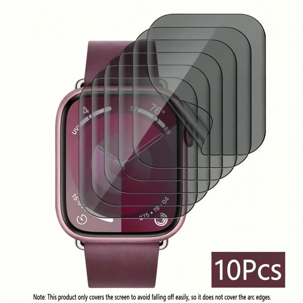 Privacy Screen Protector - 10 adet gizlilik hidrojel ekran koruyucu