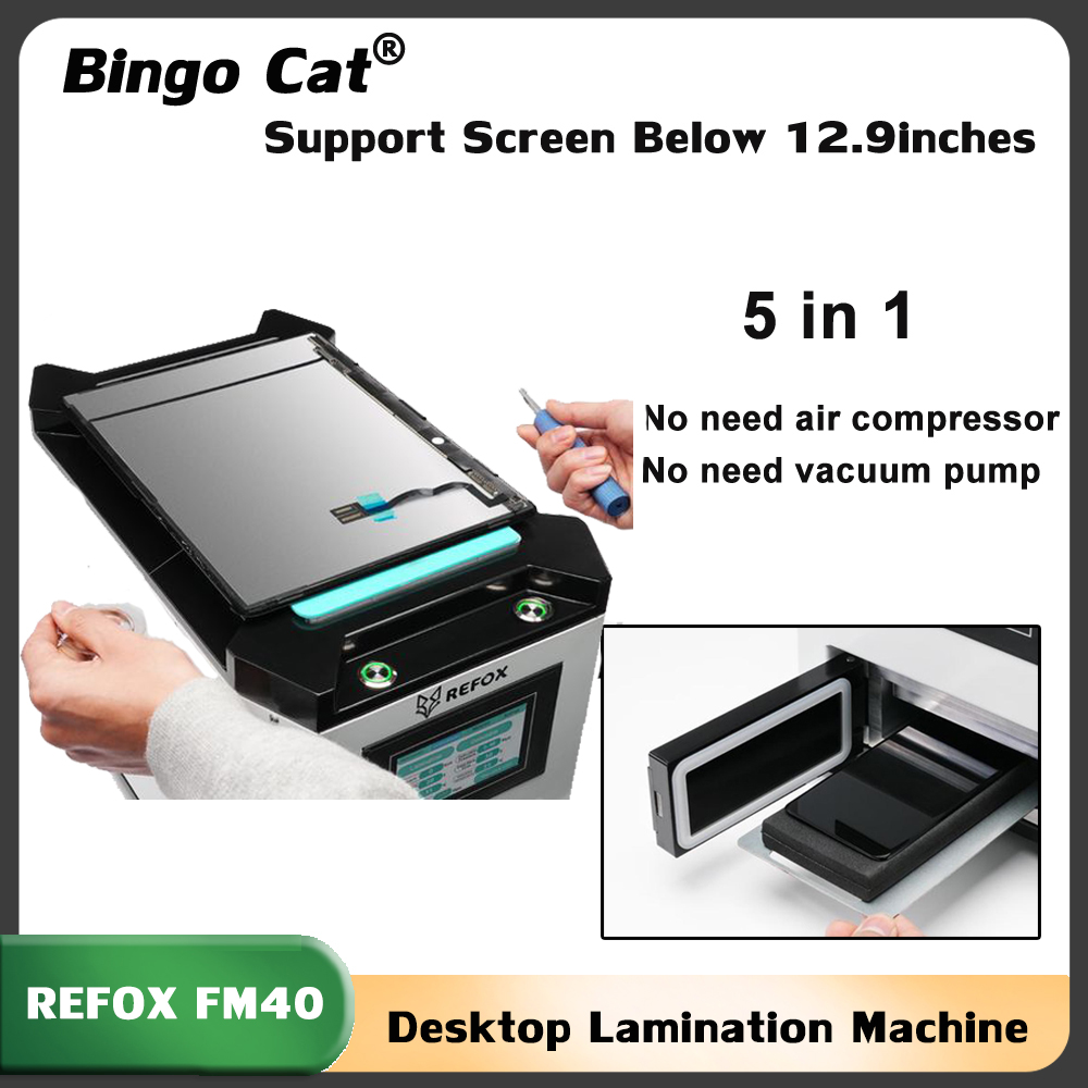 Screen Alignment Tool - REFOX FM-40 5in1 Laminasyon Makinesi Dahili