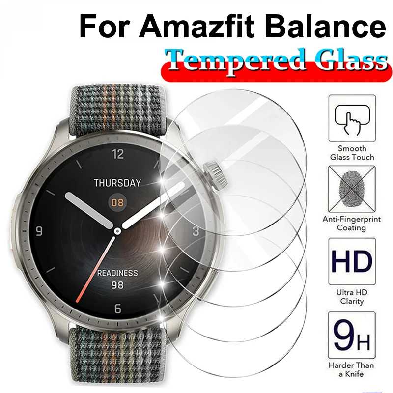 Smartwatch Screen Film - Amazfit Balance için Ekran Koruyucu, Temperli