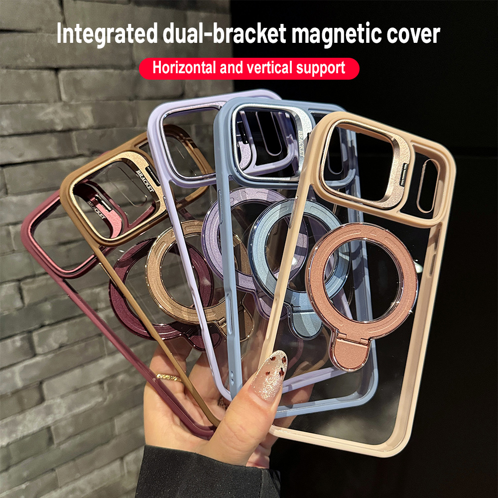 Camera Lens Protector - Magsafe Manyetik Tutucu Telefon Kılıfı iPhone