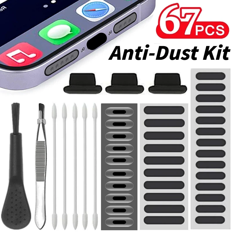 Dust Removal Sticker - Evrensel Toz Fişi Cep Telefonu Hoparlör