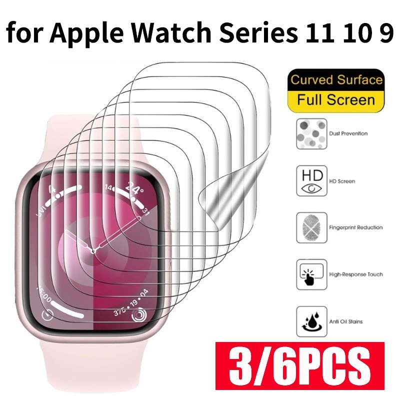 Smartwatch Screen Film - 6 adet Ekran Koruyucu Film Apple
