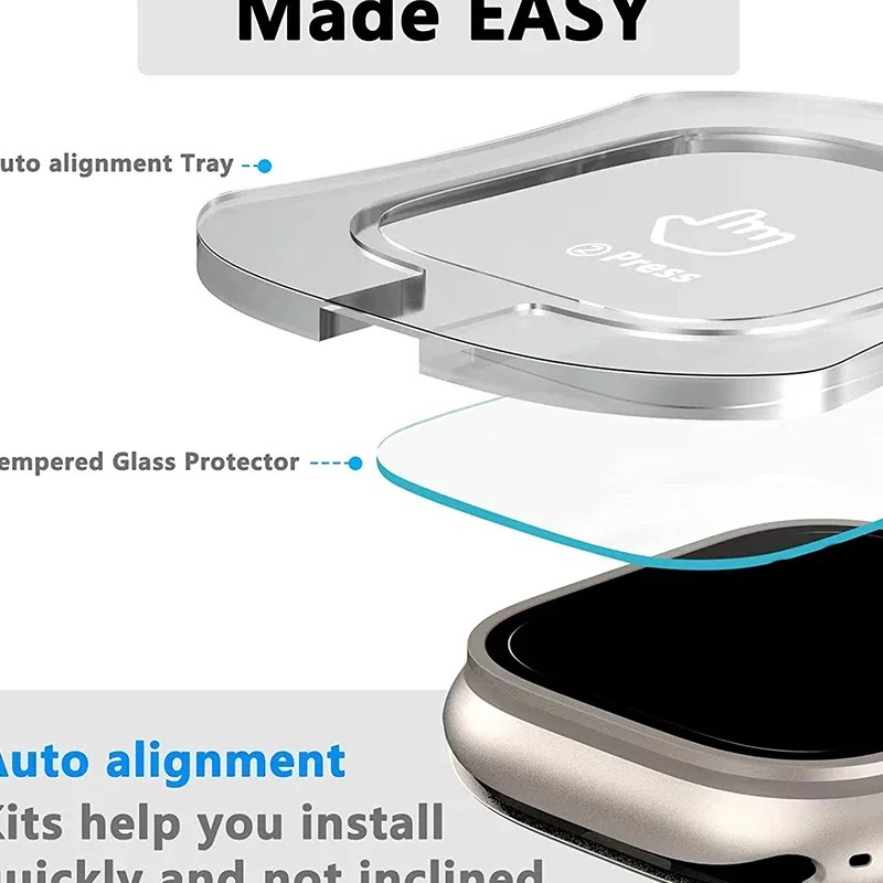 2 adet 49mm Apple Watch Ultra  - Screen Alignment Tool incelemesi ve fiyatı