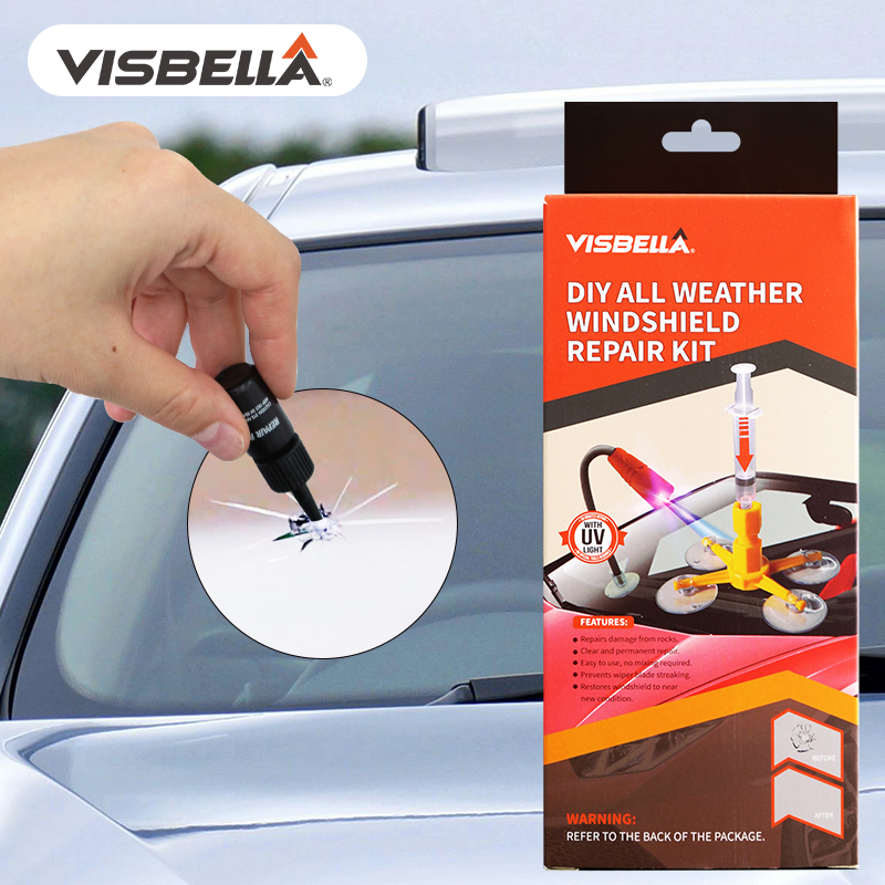 Visbella araç ön camı tamir ki - Liquid Uv Glue Kit incelemesi ve fiyatı
