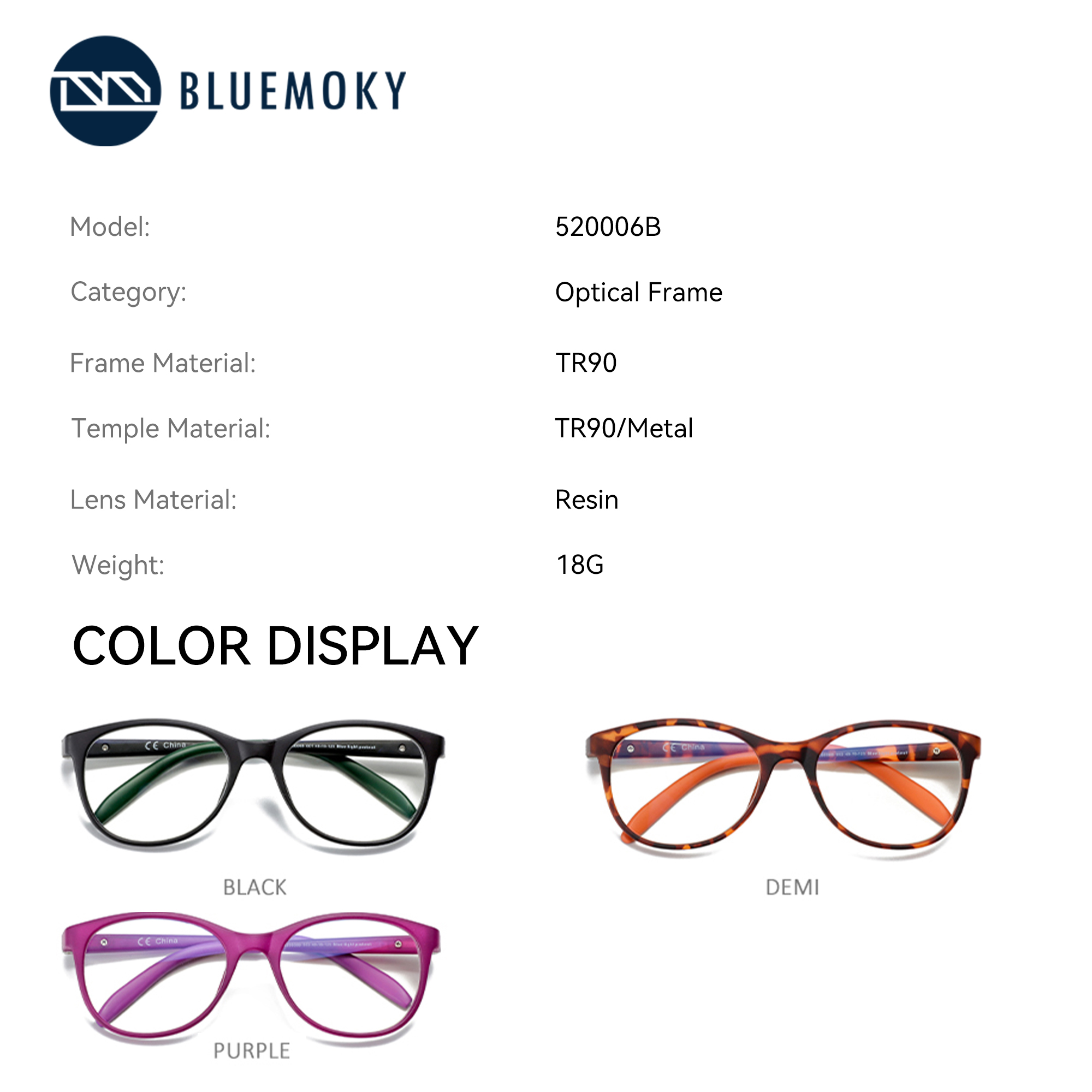 BLUEMOKY Çocuk Kare Reçeteli G - Anti Blue Light Film incelemesi ve fiyatı