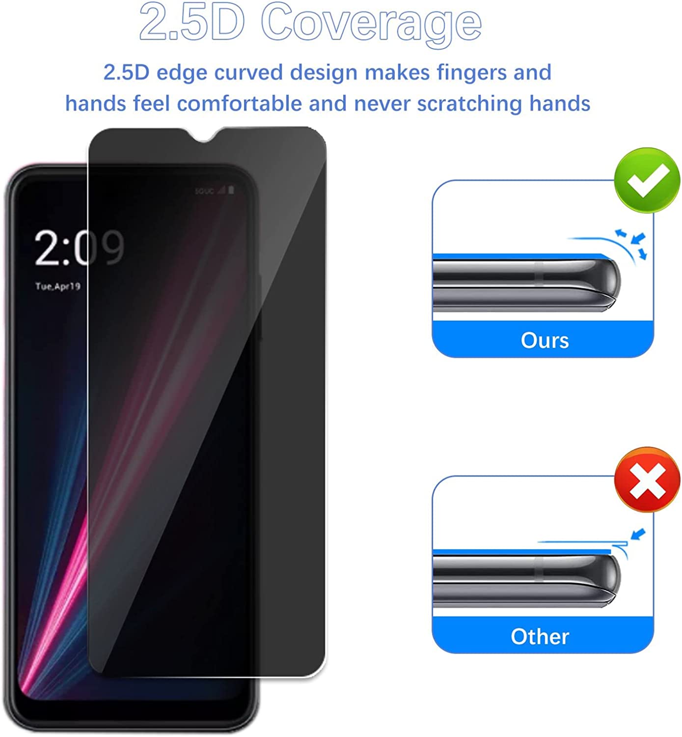 [2 paket] Fit TCL 40 SE gizlil - Privacy Filter 2Pack incelemesi ve fiyatı