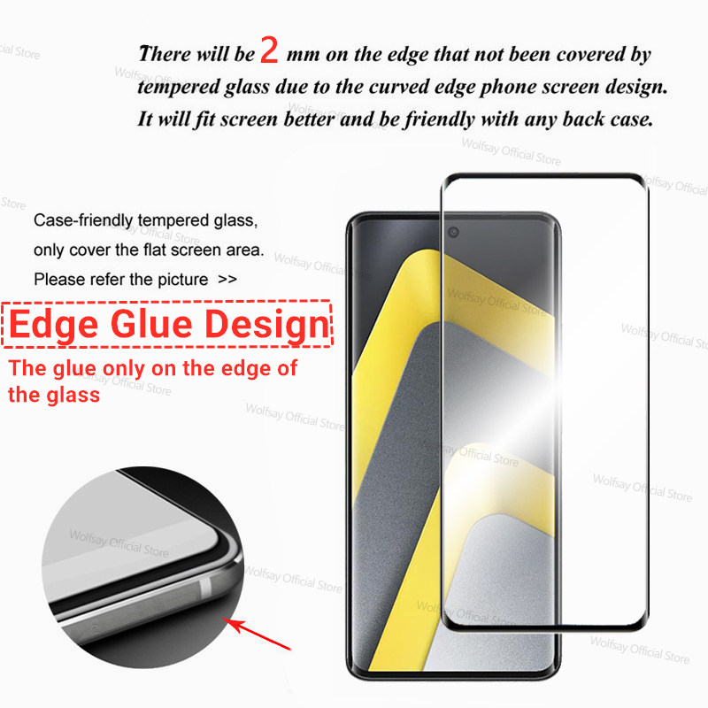 3/2/1 Adet Xiaomi Poco M8 İçin - Curved Edge Screen incelemesi ve fiyatı