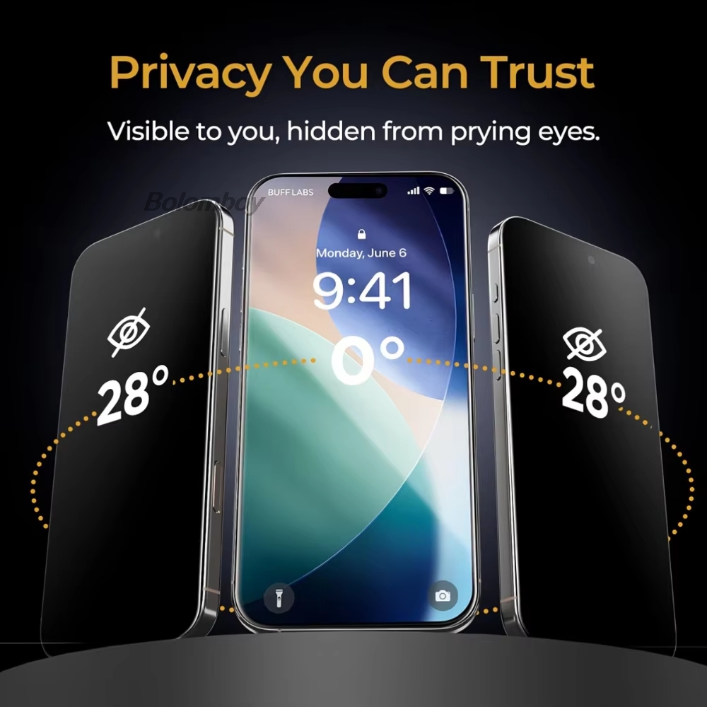 iPhone 17 Pro Max 18 için 1-5  - Privacy Screen Protector incelemesi ve fiyatı